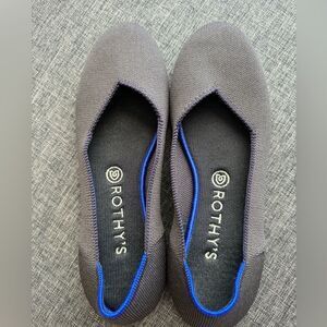 ROTHY'S ROUNDED TOE PURPLE FLATS SIZE 9.5